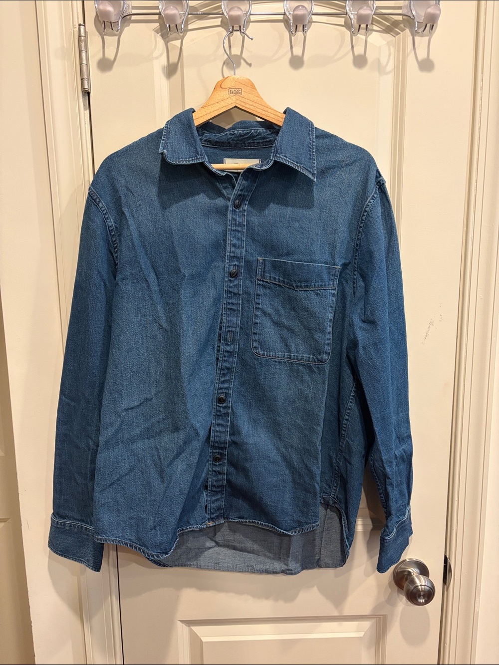 Madewell Blue Kaihara Denim Button-Down Shirt